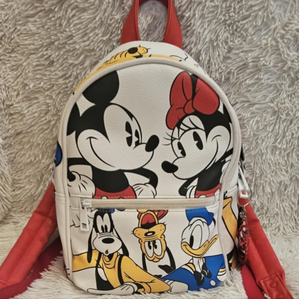 Disney Mickey Mouse Mini Backpack with Keychain - Picture 1 of 3
